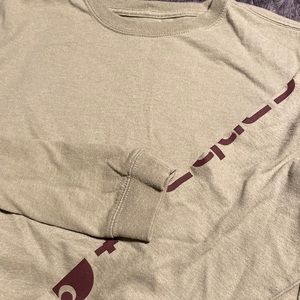 Carhartt light green long sleeve tee size small